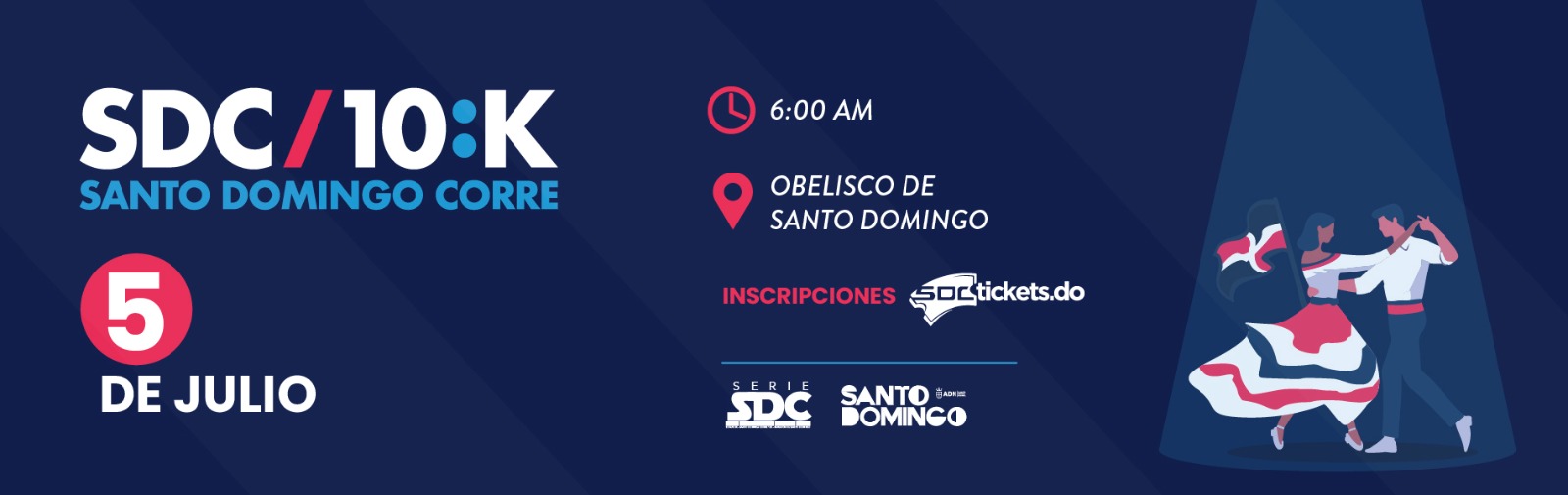 Banner Santo Domingo Corre 10K 2026 