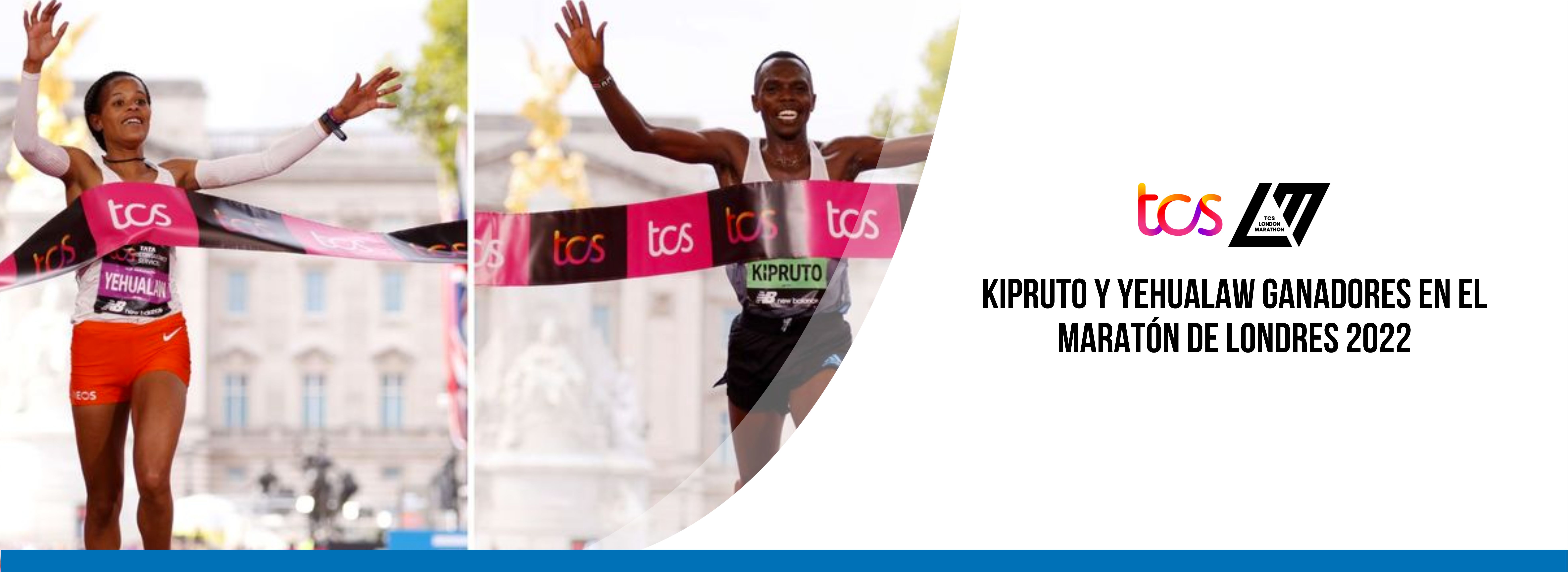 Kipruto y Yehualaw ganadores en el maratÃ³n de Londres 2022